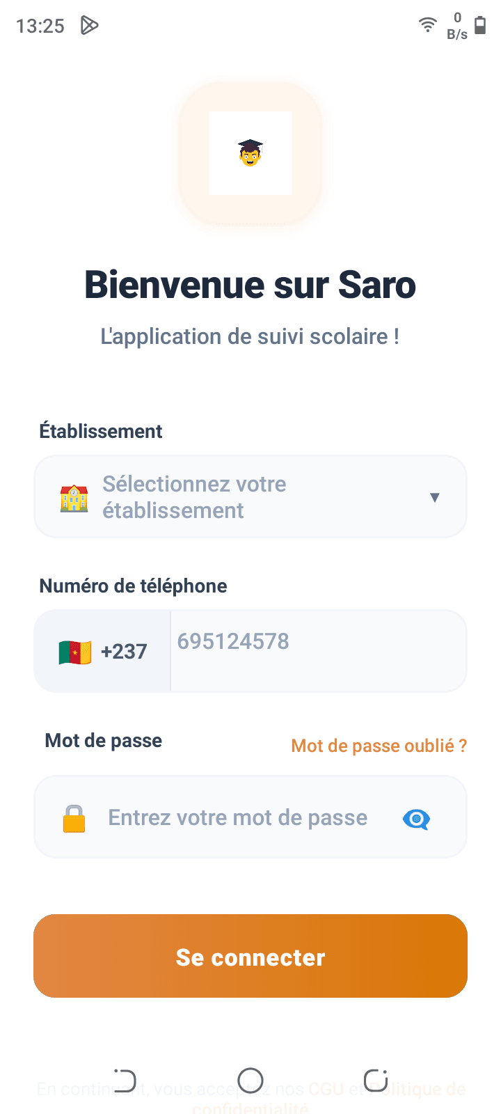 Écran Accueil