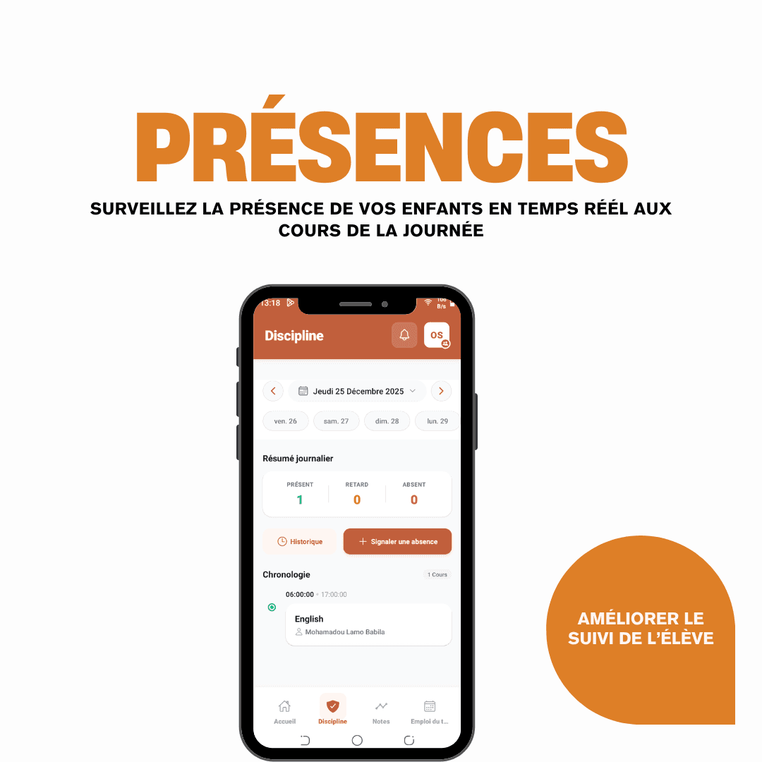 SARO — Suivi des présences en temps réel