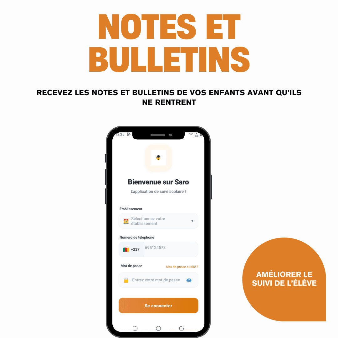SARO — Notes et bulletins scolaires